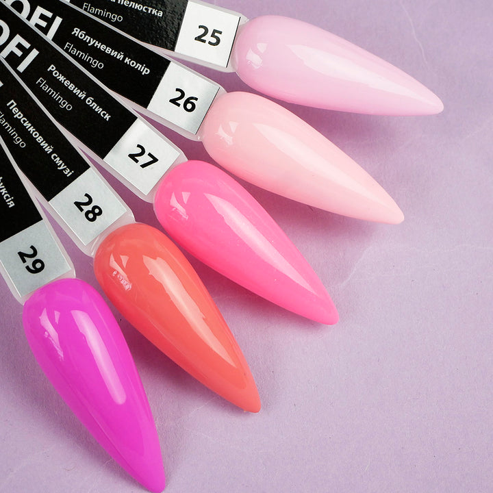 TUFI profi PREMIUM Gel Polish Flamingo 29 pink fuchsia