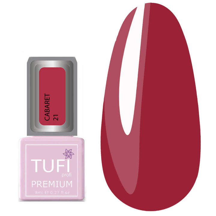 TUFI profi PREMIUM Gel Polish Cabaret 21 sangria