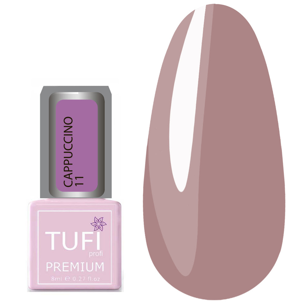 TUFI profi PREMIUM Gel Polish Cappuccino 11 pink twilight