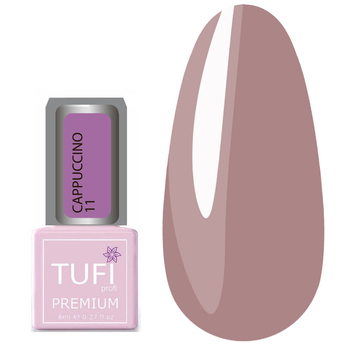 TUFI profi PREMIUM Gel Polish Cappuccino 11 pink twilight