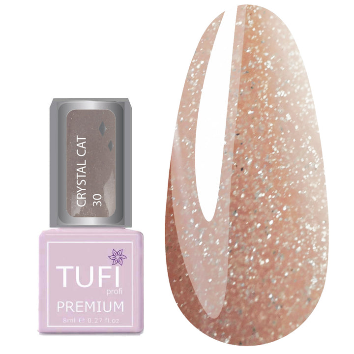 TUFI profi PREMIUM Gel Polish Crystal Cat 30 cornelian