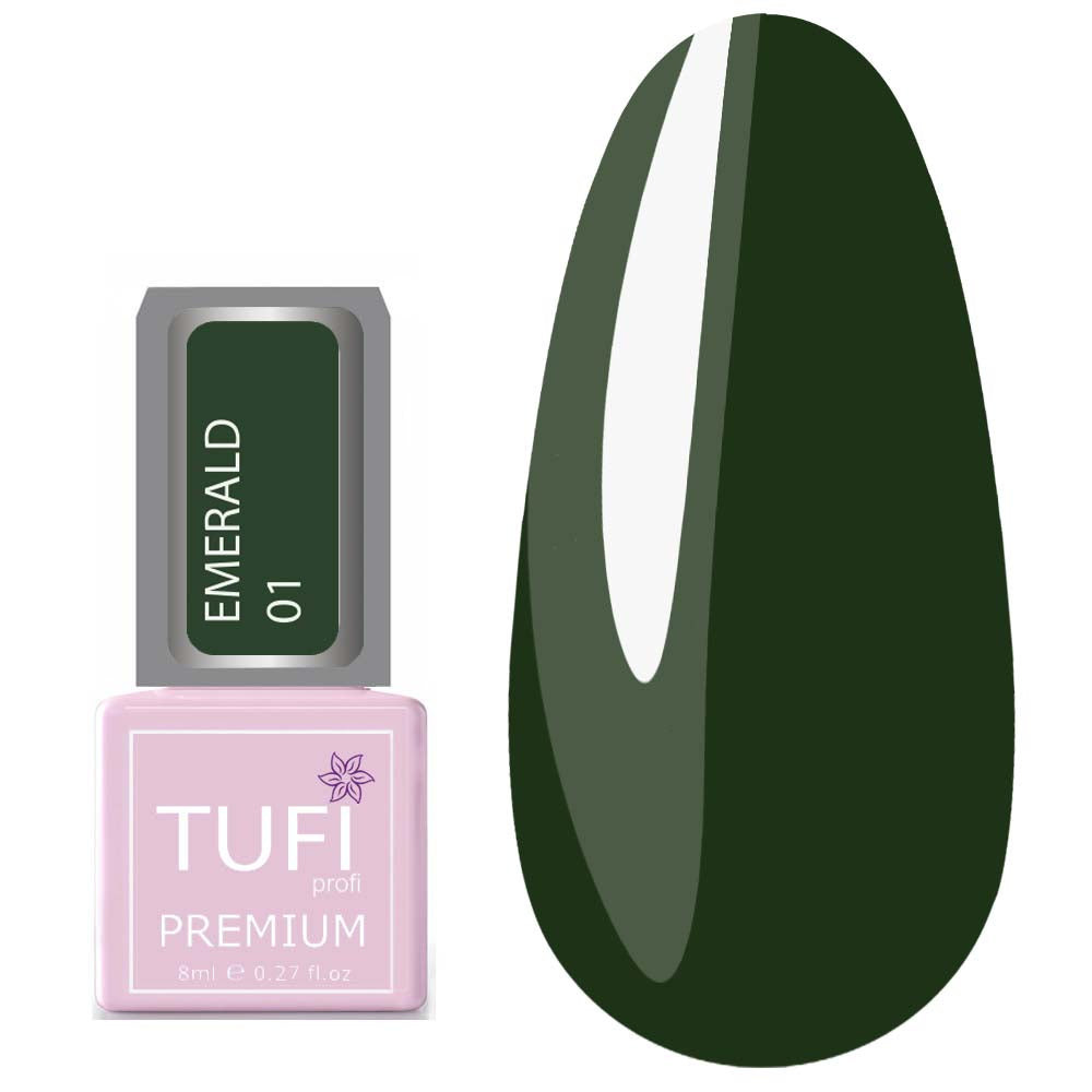 TUFI profi PREMIUM Gel Polish Emerald 01