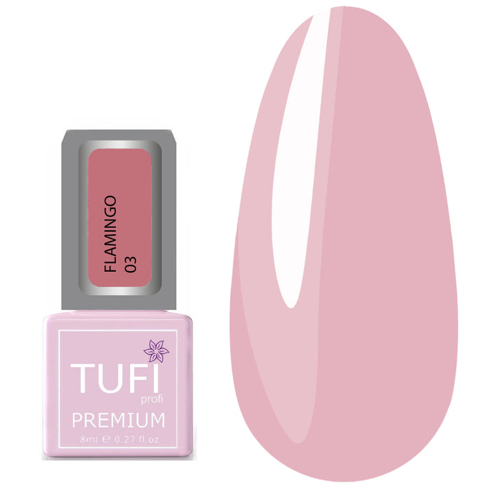 TUFI profi PREMIUM Gel Polish Flamingo 03 berry parfait