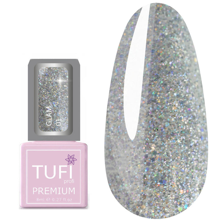 TUFI profi PREMIUM Gel Polish Glam 01 geyser