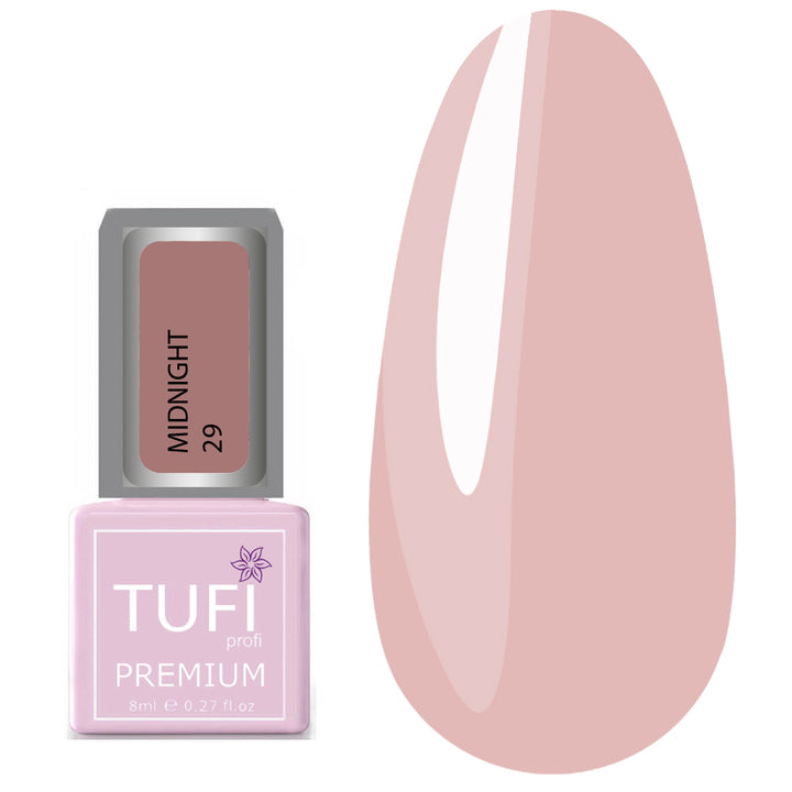 TUFI profi PREMIUM Gel Polish Midnight 29 pink quartz