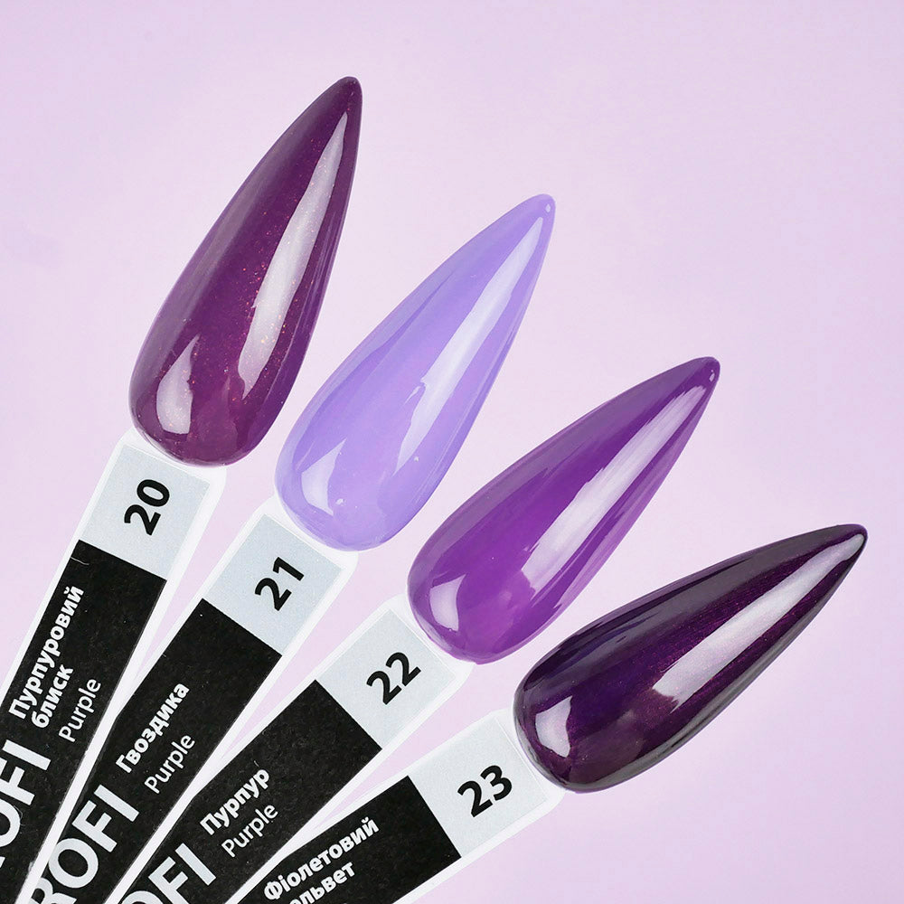TUFI profi PREMIUM Gel Polish Purple 21 carnation