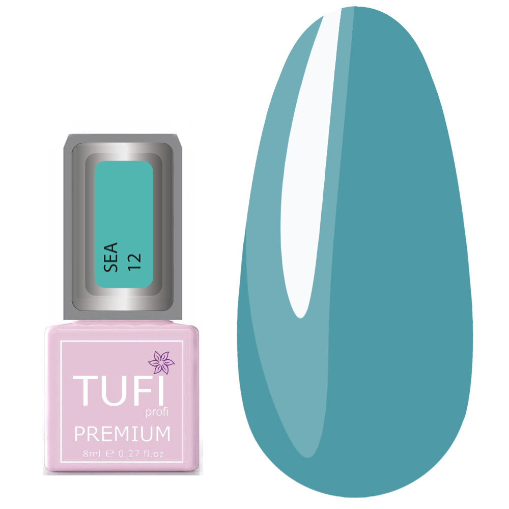 TUFI pro PREMIUM Gel Polish Sea 12 blue shore