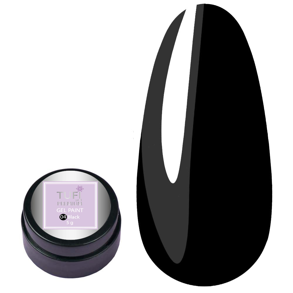 TUFI profi PREMIUM gel paint 04 black