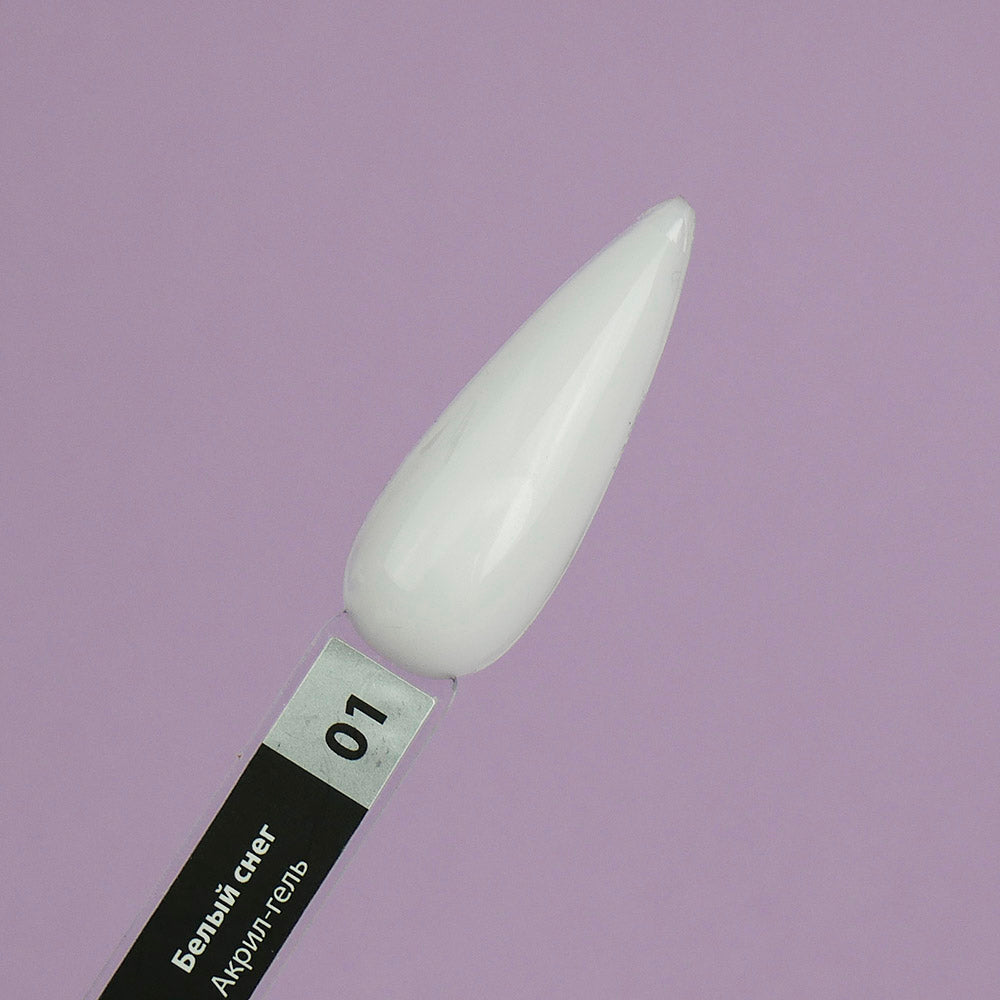 TUFI profi PREMIUM acrylic gel 01 white snow