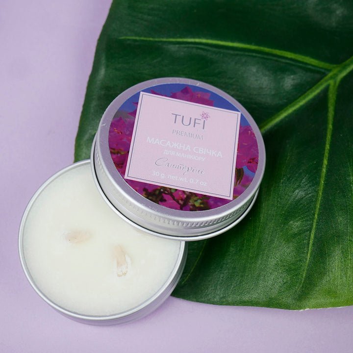 TUFI profi PREMIUM massage spa handljus Santorini