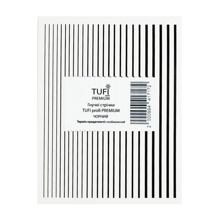 TUFI profi PREMIUM 3D flexible tape for Nails black