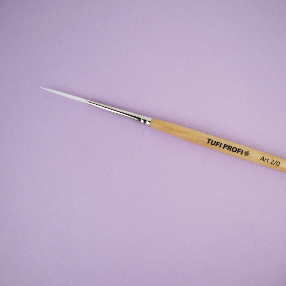 TUFI profi PREMIUM liner brush for nail design Art №2/0